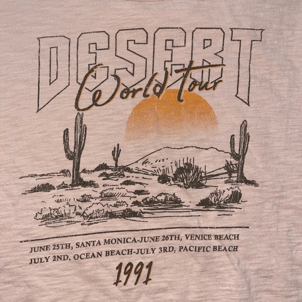 Desert crop top xl